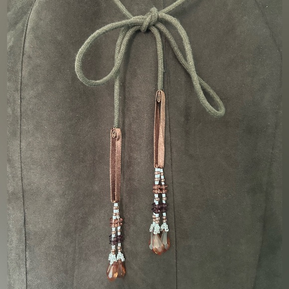 Elegant Brown A-Line Skirt - Picture 2 of 6